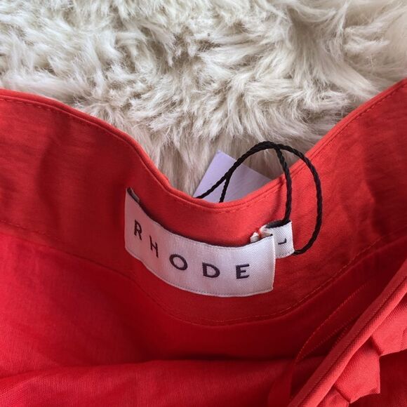 Rhode Elinor Berry Bubble Hem Skirt Size Large - Picture 5 of 7